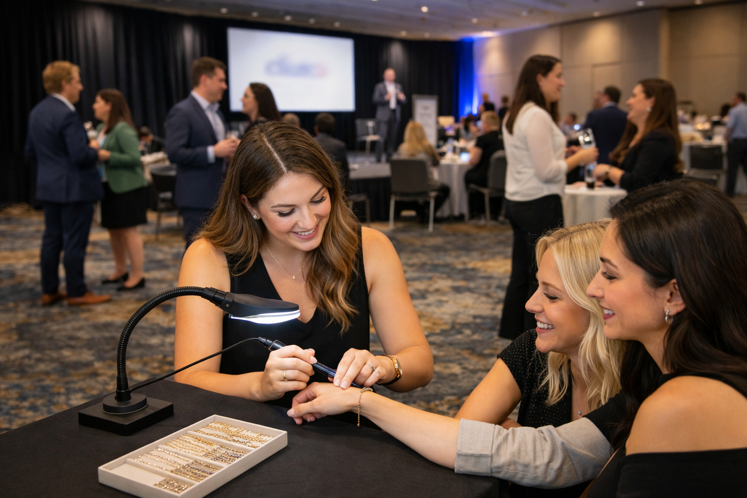Permanent Jewelry | Corporate Events | Tether & Bloom Co.